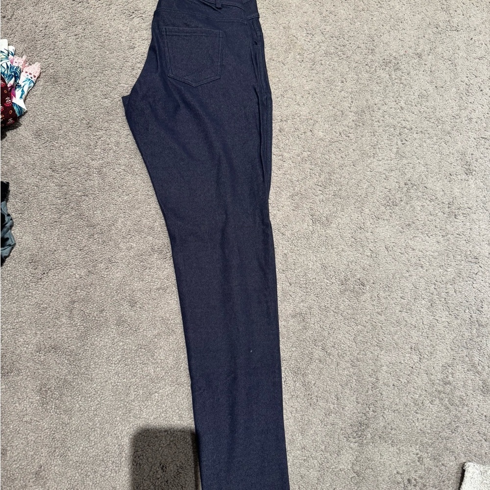 Yelete Women's Dark Blue Skinny stretchy Pants